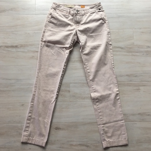 Anthropologie Pants - Anthropologie Pilcro Cream Straight Leg Khaki